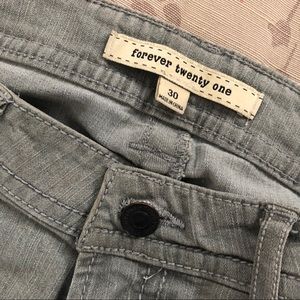 Forever 21 Grey Skinny Jeans